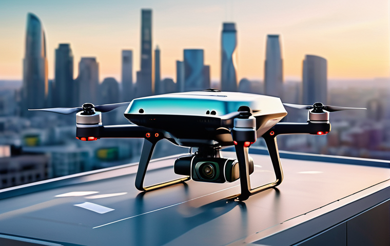 드론 배송 서비스의 운영 전략과 계획 - Image Prompt 1: Urban Precision Drone Delivery** 드론 배송 서비스의 운영 전략과 계획 - Image Prompt 1: Urban Precision Drone Delivery**